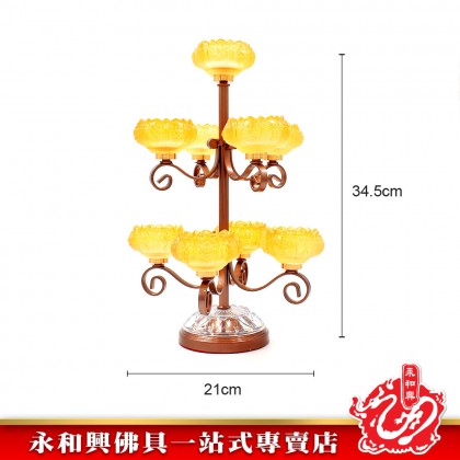 七品黃花燭台/九品八吉祥 -Candlestick
