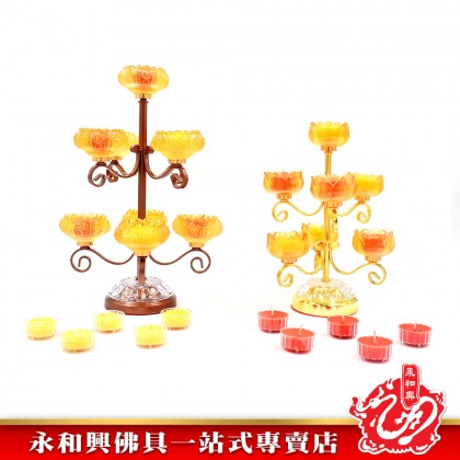 七品黃花燭台/九品八吉祥 -Candlestick
