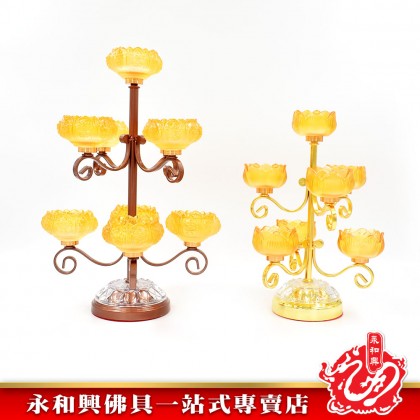 七品黃花燭台/九品八吉祥 -Candlestick 七品黃花燭台/九品八吉祥 -Candlestick