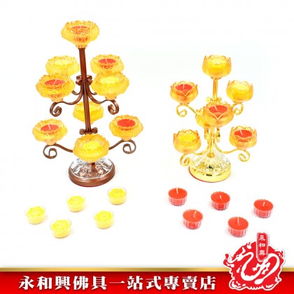 七品黃花燭台/九品八吉祥 -Candlestick