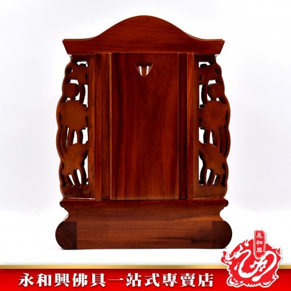 【包雕刻姓氏】烏心石木台灣祖先牌-ANCESTOR CARD