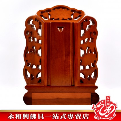 【包雕刻姓氏】烏心石木台灣祖先牌-ANCESTOR CARD