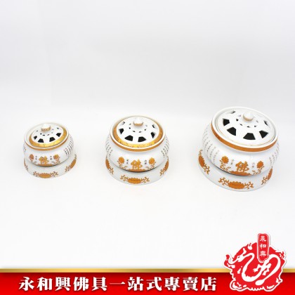 白淨佛爐 - Incense Burner