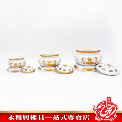 白淨佛爐 - Incense Burner