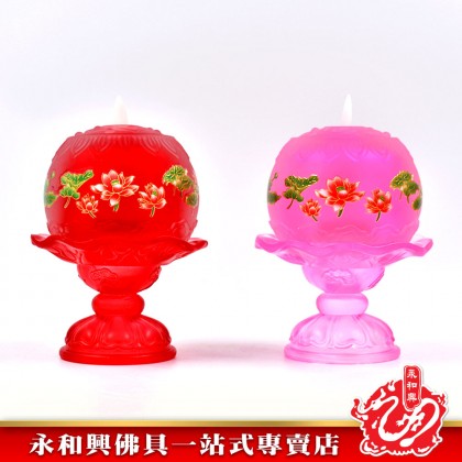 電蠟燭琉璃燈座 - Glass Lamp Holder