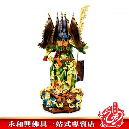 15寸立九龍關公彩色-WING WOH HING