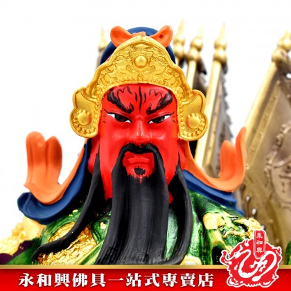 15寸立九龍關公彩色-WING WOH HING