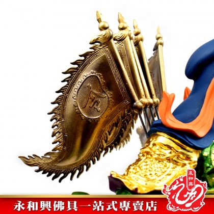 15寸立九龍關公彩色-WING WOH HING