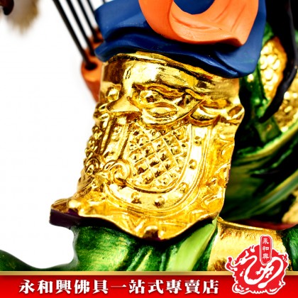 15寸立九龍關公彩色-WING WOH HING