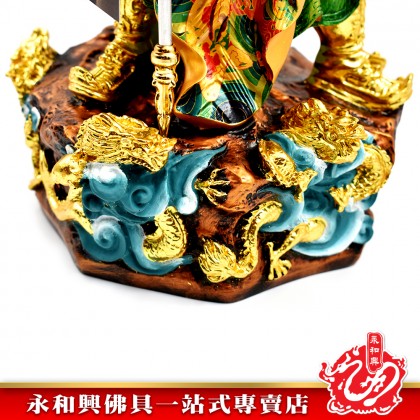 15寸立九龍關公彩色-WING WOH HING