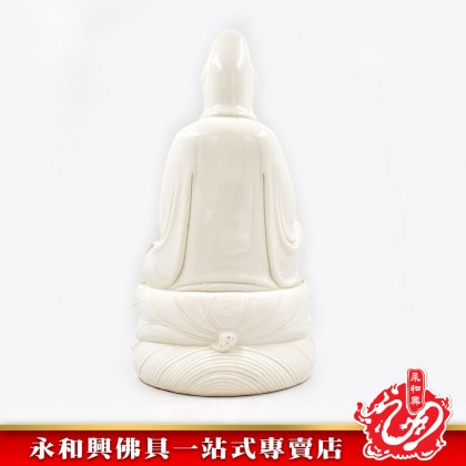 16寸水莲自在送子观音肤色描金-WING WOH HING