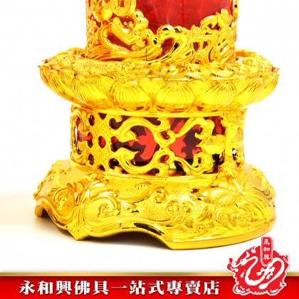 永和興電動旋轉果凍蠟燭/賀年燭/新年蠟燭/初一十五/果凍蠟燭/旋轉蠟燭/電動蠟燭-WingWohHing Jelly Candle