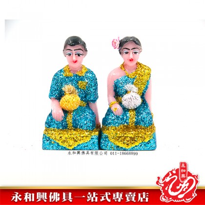 永和興泰國男女工人（一對）-WING WOH HING