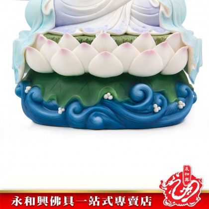 16寸觀音神像（粉藍衣）- WING WOH HING