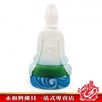 16寸觀音神像（粉藍衣）- WING WOH HING