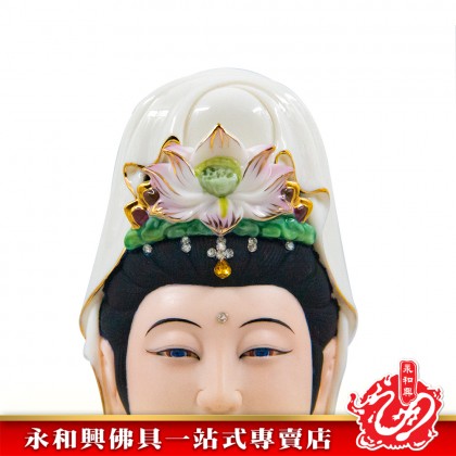 16寸觀音神像（白衣）- WING WOH HING