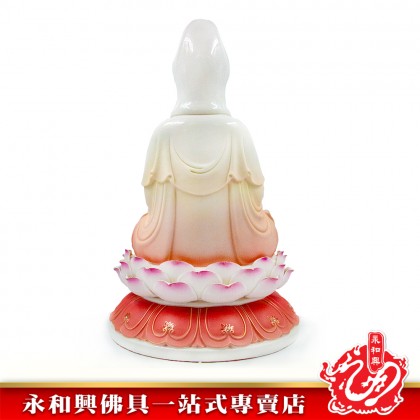 18寸全蓮微笑觀音（鑽石高溫彩）-WING WOH HING