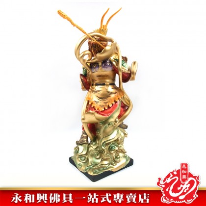 19寸站雲大聖爺（拿仙桃）彩色 - WING WOH HING