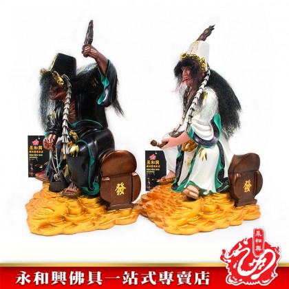 16寸大二伯爺神像彩色-WING WOH HING