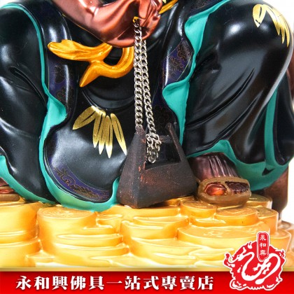 16寸大二伯爺神像彩色-WING WOH HING