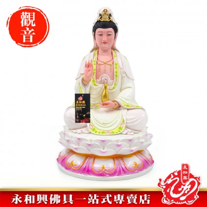 12寸觀音淡彩色-WING WOH HING 12寸觀音淡彩色-WING WOH HING