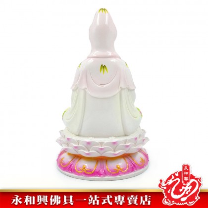 12寸觀音淡彩色-WING WOH HING