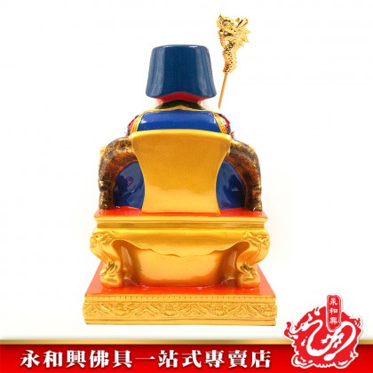 12寸坐椅伯公彩色神像-WING WOH HING