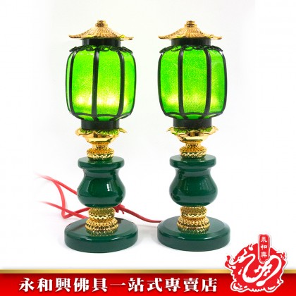 永和興11號青色大理石LED燈/大二伯爺燈/神台燈/拜神燈/大伯爺/二伯爺/LED神台燈/青色神台燈-WingWohHing LED Light