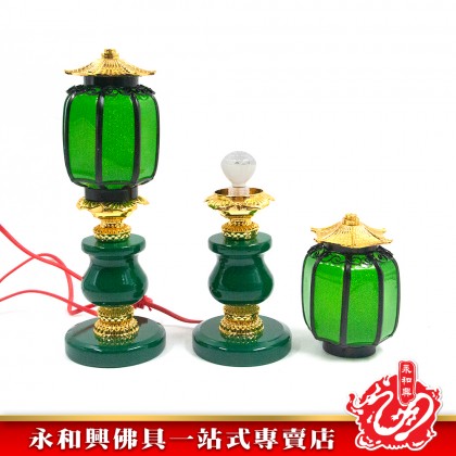 永和興11號青色大理石LED燈/大二伯爺燈/神台燈/拜神燈/大伯爺/二伯爺/LED神台燈/青色神台燈-WingWohHing LED Light