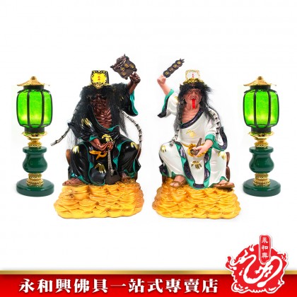 永和興11號青色大理石LED燈/大二伯爺燈/神台燈/拜神燈/大伯爺/二伯爺/LED神台燈/青色神台燈-WingWohHing LED Light