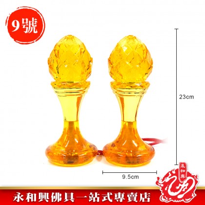 永和興台式LED桃燈/拜神燈/神台燈/LED神台燈/拜大神-WingWohHing LED Light