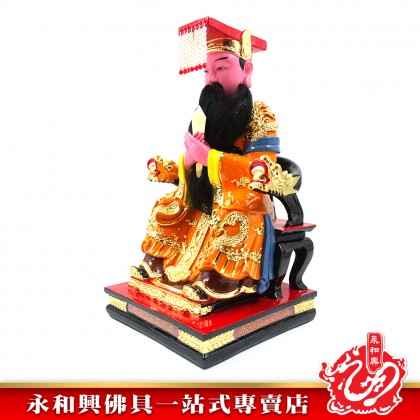 永和興16寸玉皇大帝神像極彩K金/玉皇大帝/太上开天执符御历含真体道金阙云宫九穹御历万道无为大道明殿昊天金阙至尊玉皇赦罪大天尊玄穹高上帝-WingWohHing