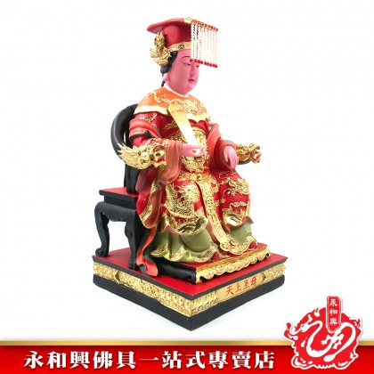 永和興16寸媽祖極彩K金神像/樹脂/媽祖神像/16寸神像-WingWohHing