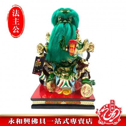 永和興16寸青臉法主公神像極彩K金/樹脂/青臉法主公神像-WingWohHing 永和興16寸青臉法主公神像極彩K金/樹脂/青臉法主公神像-WingWohHing