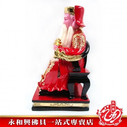 永和興16寸大伯公紅極彩K金/大伯公神像/16寸大伯公神像-Wing Woh Hing