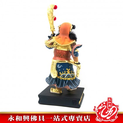 永和興12寸周倉將軍古彩色/周仓将军古彩色/16寸周倉神像/古彩色-Wing Woh Hing