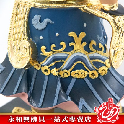 永和興12寸周倉將軍古彩色/周仓将军古彩色/16寸周倉神像/古彩色-Wing Woh Hing