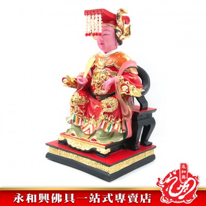 永和興12寸媽祖極彩K金神像/樹脂/媽祖神像/12寸神像-WingWohHing