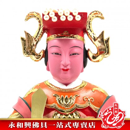 永和興12寸媽祖極彩K金神像/樹脂/媽祖神像/12寸神像-WingWohHing