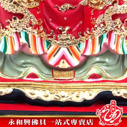 永和興12寸媽祖極彩K金神像/樹脂/媽祖神像/12寸神像-WingWohHing