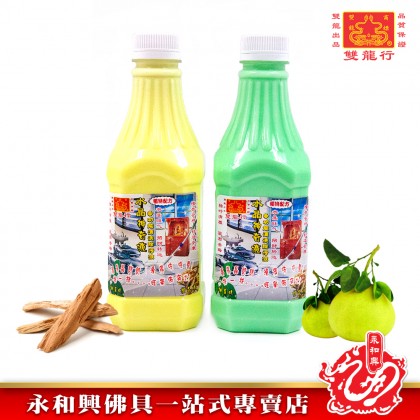 雙龍行1000ml水晶神奇液/多功能清除污液/柚葉味/檀香味/清洗佛具/抹地上/清洗廁所-CRYSTAL MIRACULOUS SOLUTION