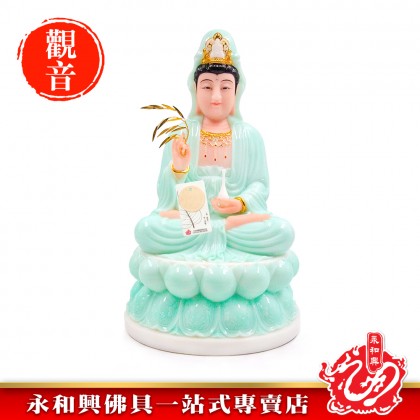 永和興16寸觀音漢白玉石/16寸觀音/漢白玉石/觀音神像/16寸神像-WING WOH HING 永和興16寸觀音漢白玉石/16寸觀音/漢白玉石/觀音神像/16寸神像-WING WOH HING