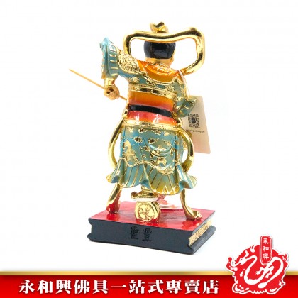 永和興12寸中壇元帥極彩K金/五營將軍/中壇元帥/12寸中壇元帥-WING WOH HING