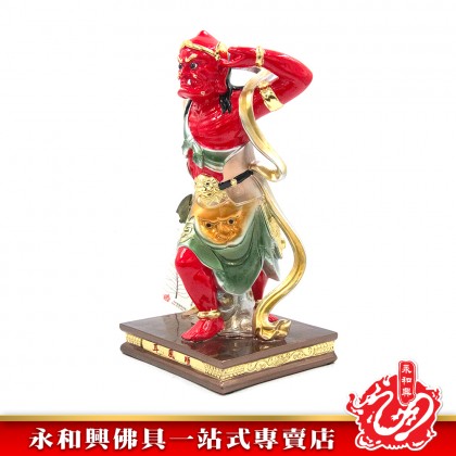 永和興12寸順風耳珍珠彩/順風耳神像/12寸順風耳-WING WOH HING
