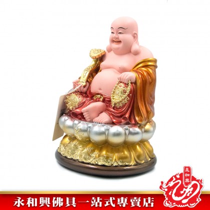 永和興11寸彌勒佛珍珠彩/笑佛/弥勒菩萨/弥勒菩萨摩诃萨/大肚弥勒佛/神像-WING WOH HING
