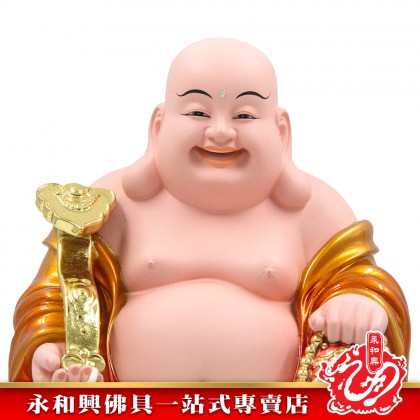 永和興11寸彌勒佛珍珠彩/笑佛/弥勒菩萨/弥勒菩萨摩诃萨/大肚弥勒佛/神像-WING WOH HING