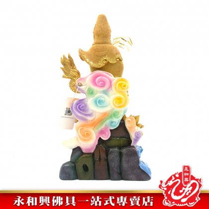 永和興19寸立龍觀音琉璃K金/立龍觀音/19寸觀音/觀音神像/神像-WING WOH HING