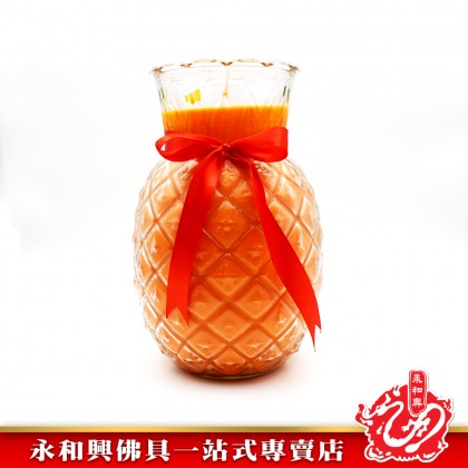 永和興無鉛燭芯玻璃旺來燭- WingWohHing Candle