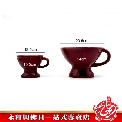 永和興朱紅色甘文煙爐系列2 - WingWohHing Kemenyan Burners