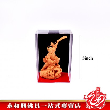 永和興木色關公神像 - WingWohHing Buddha Statue